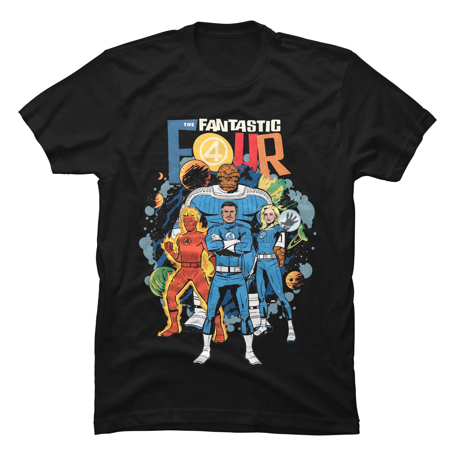 Camiseta Los 4 Fantásticos