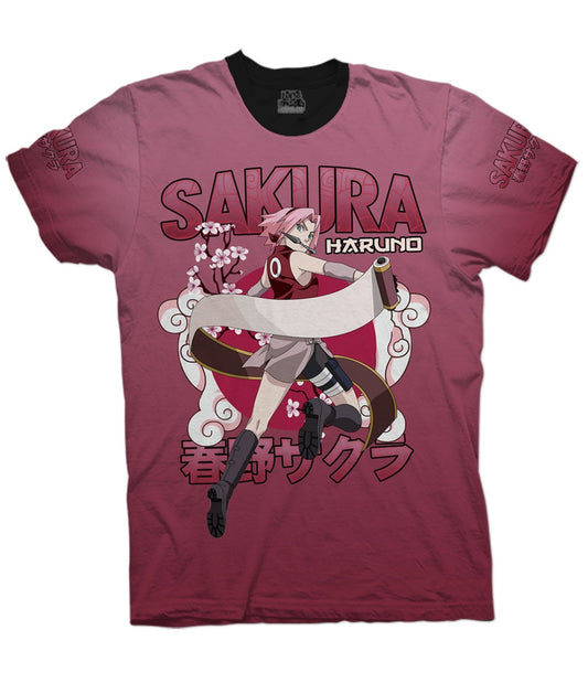 Camiseta Sakura  Naruto Konoha