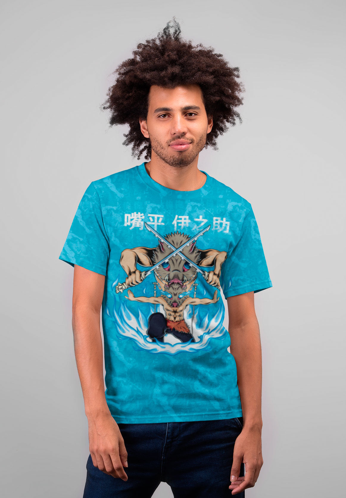 Camiseta Inosuke Espadas Demon Slayer
