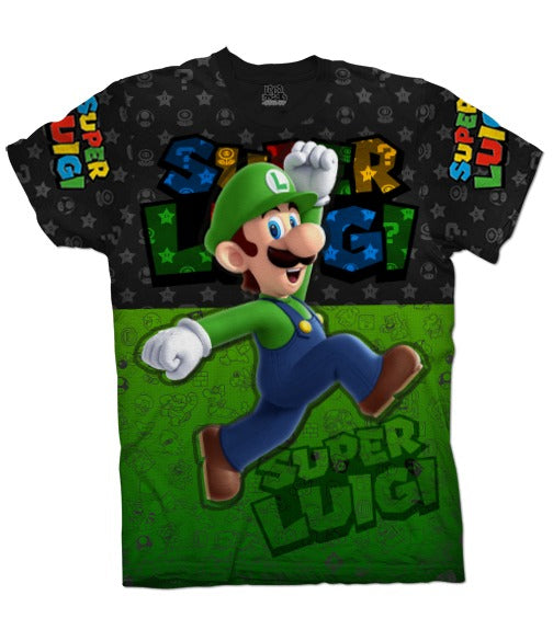 Camiseta Mario Bros Luigi