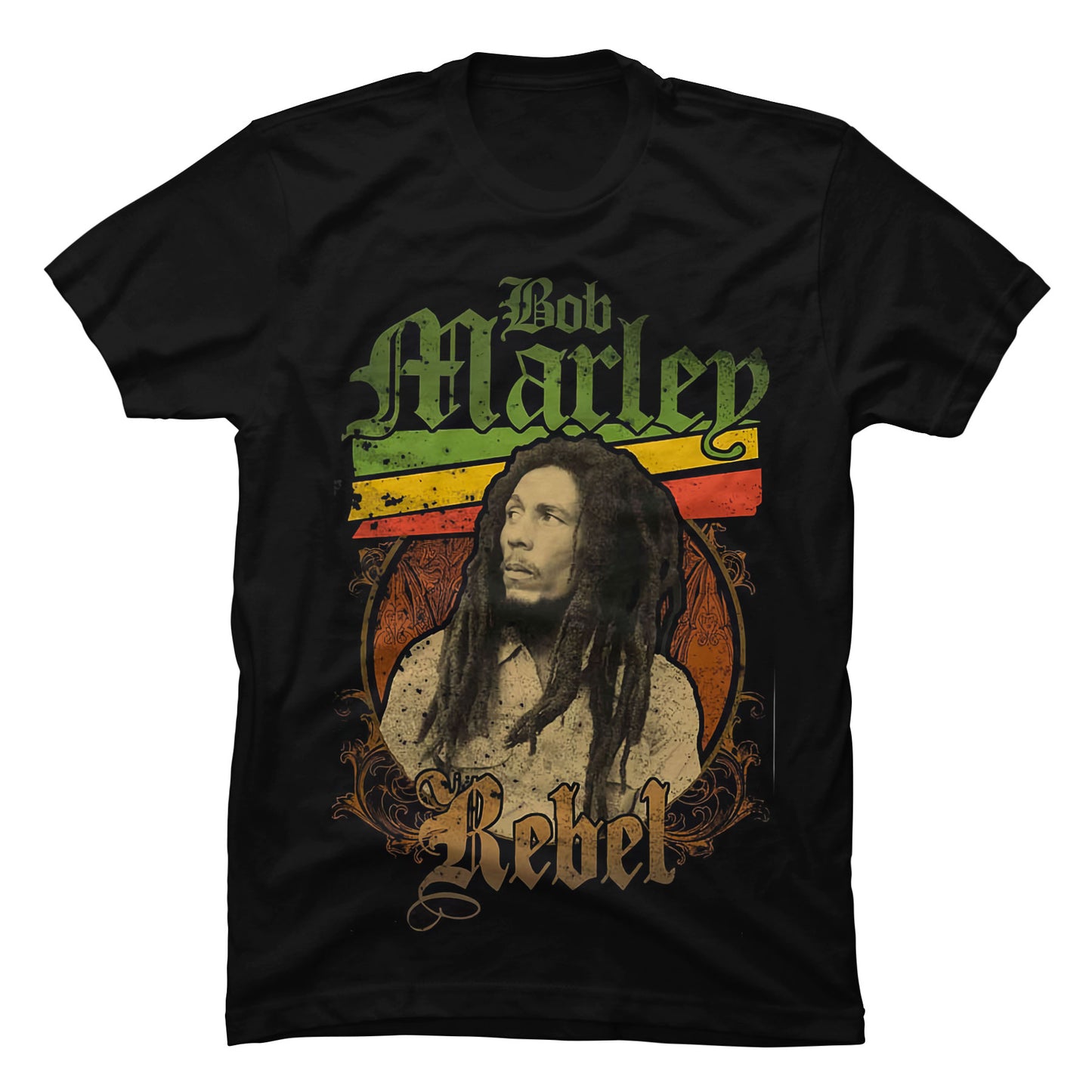 Camiseta Bob Marley Rebel