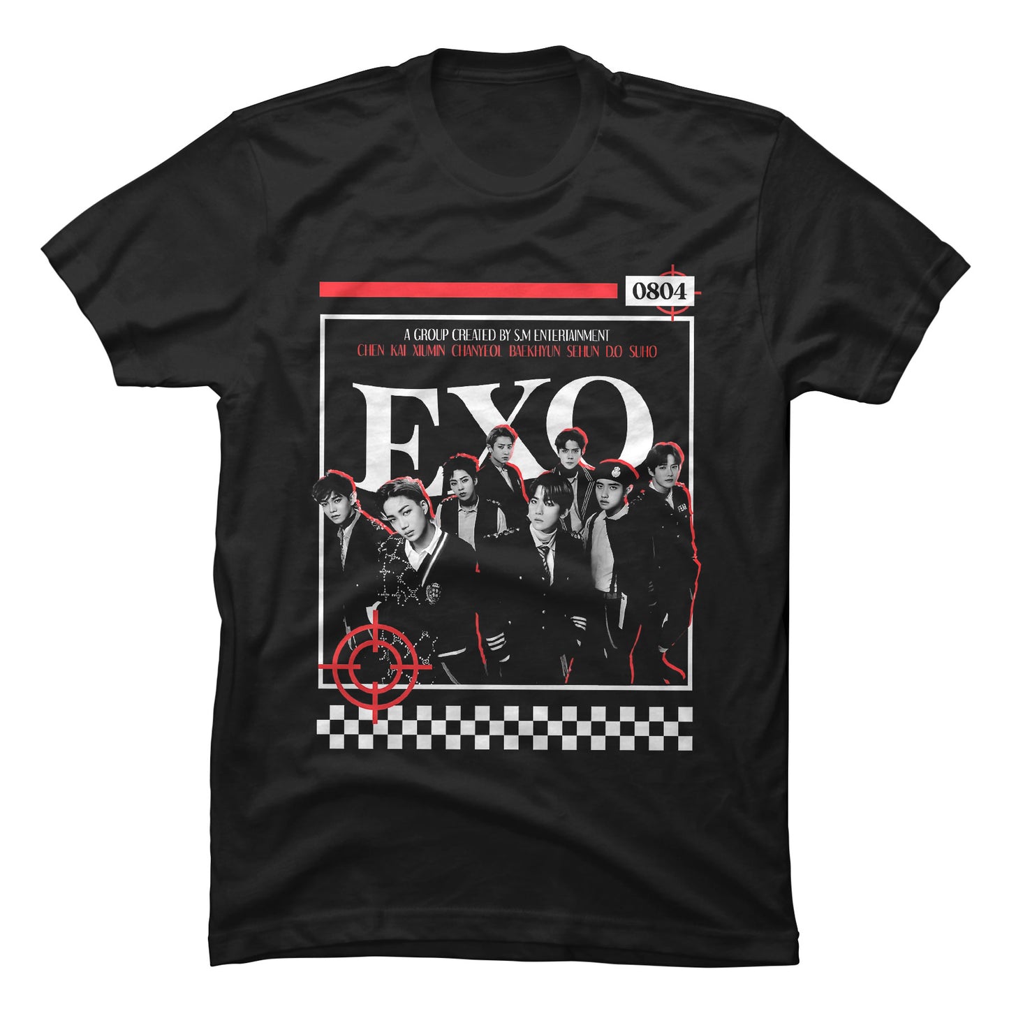 Camiseta Exo K-pop 0804