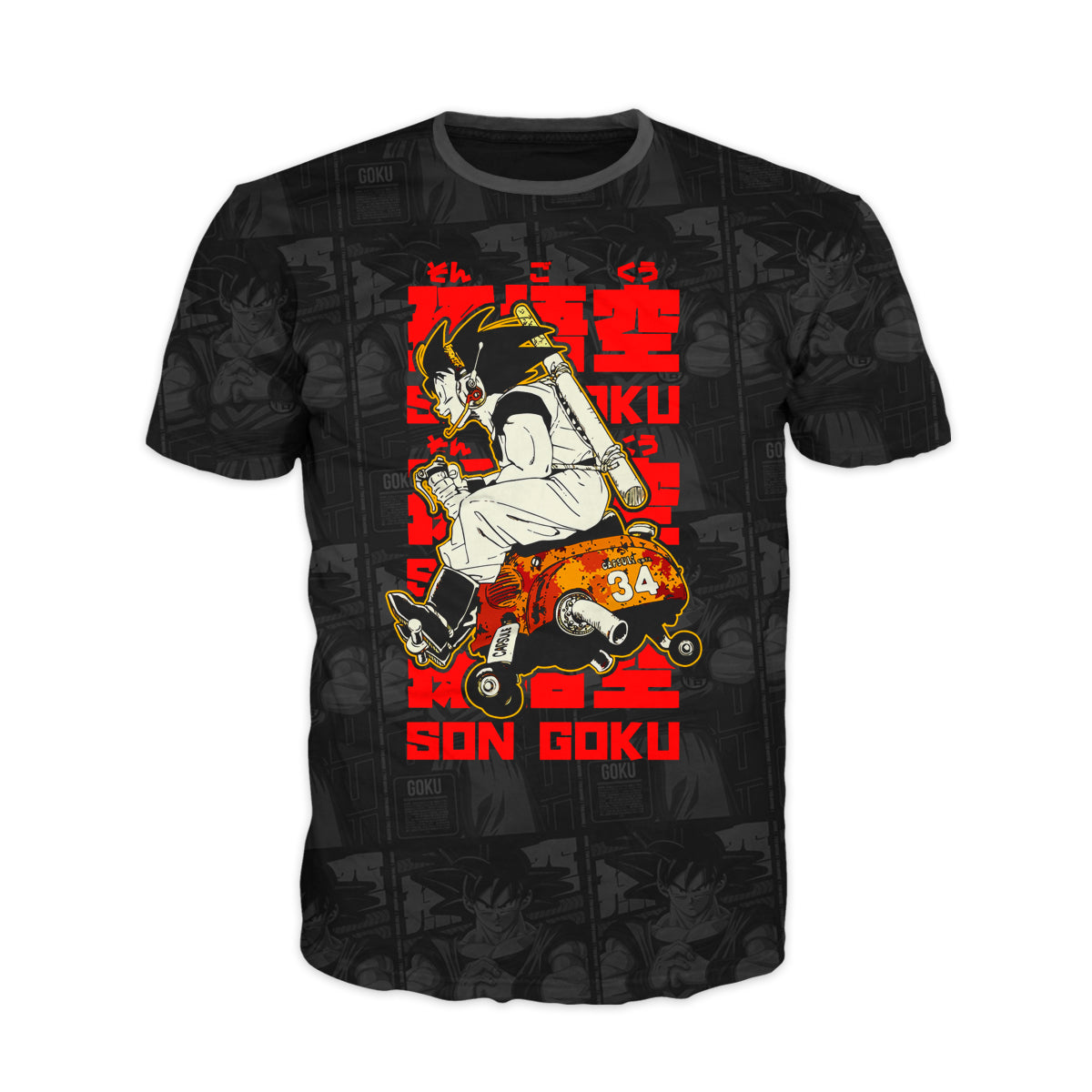 Camiseta Dragon Ball guku Anime moda