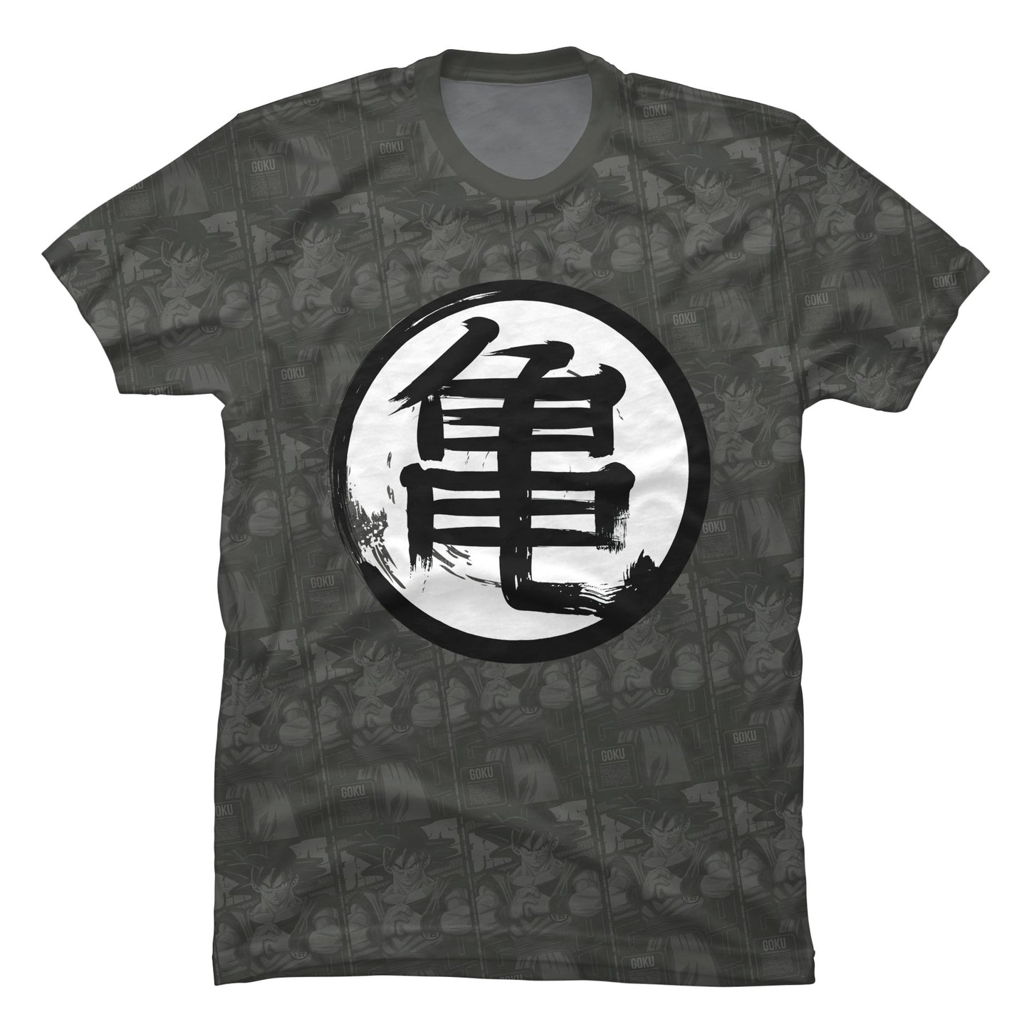Camiseta Kanji Kame Tortuga Gris