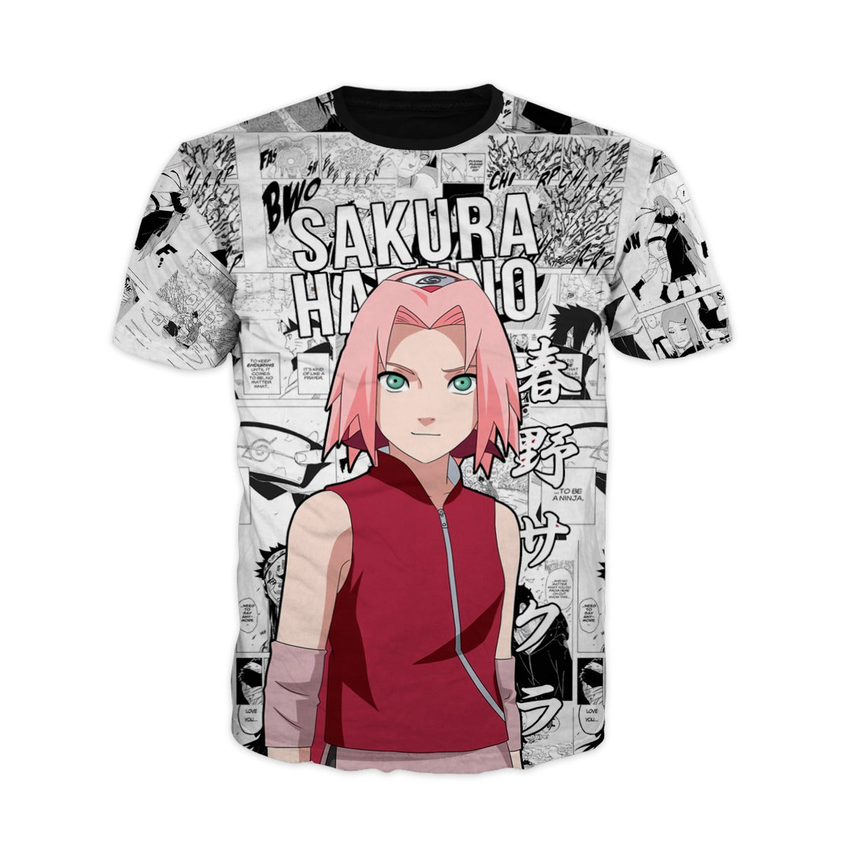 Camiseta Sakura Naruto Konoha