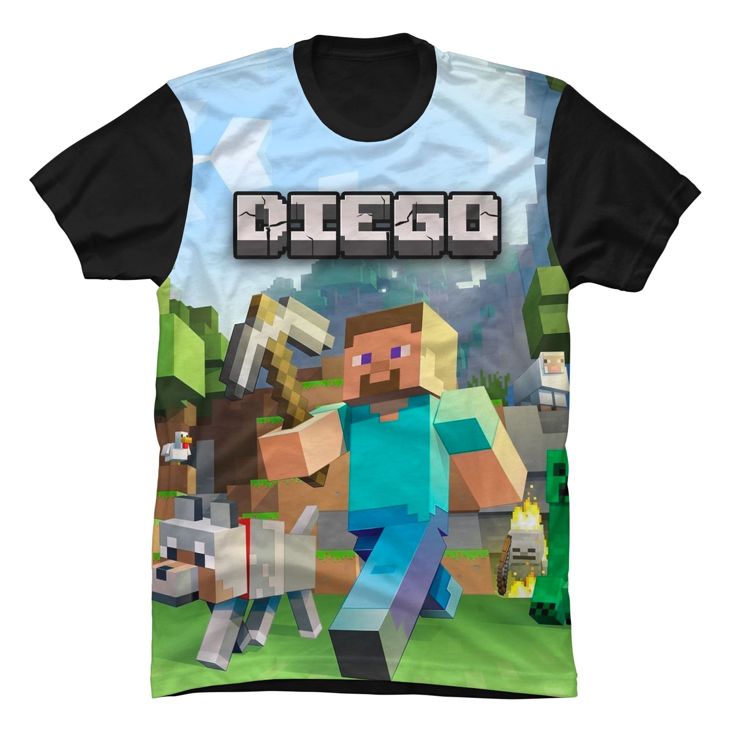 Camiseta Minecraft Personalizada
