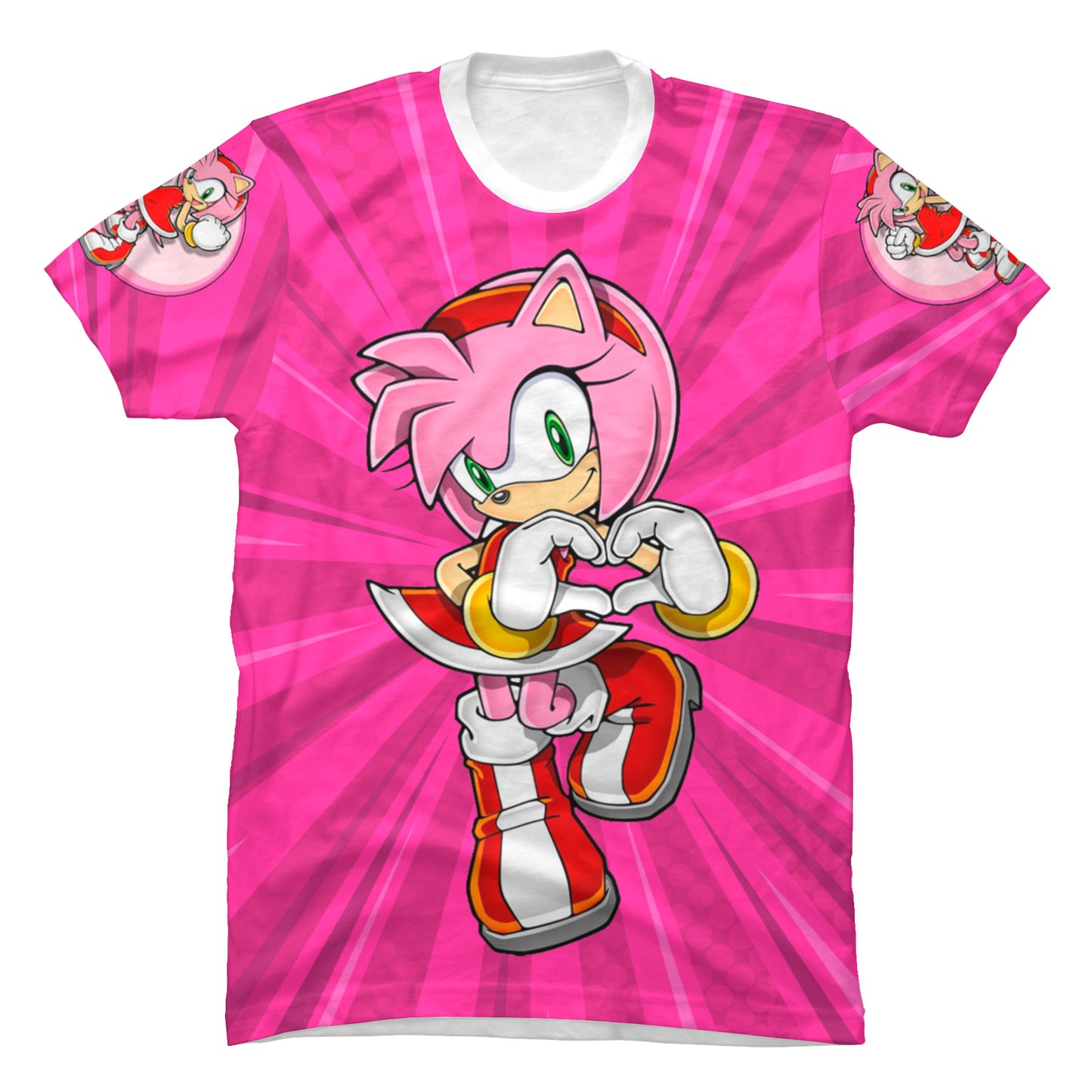 Camiseta Amy Rose de Sonic