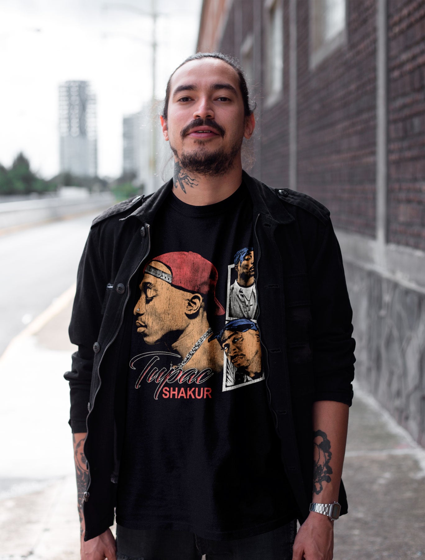 Camiseta Tupac Shakur Rap