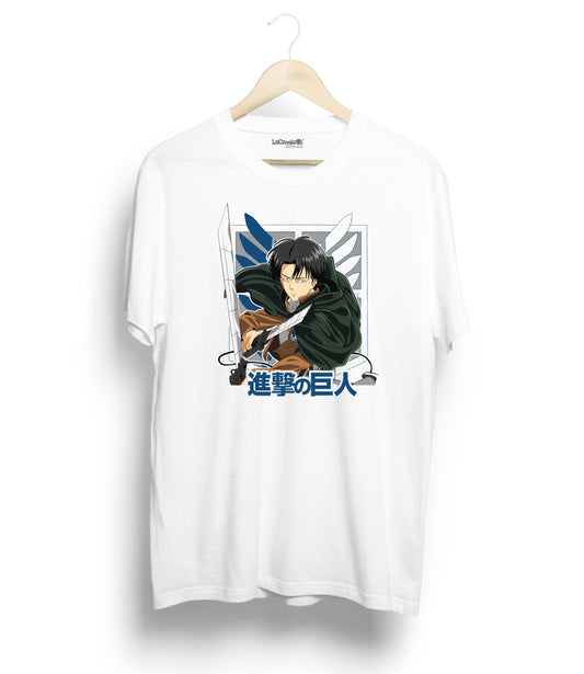 Camiseta Shingeki no Kyojin Ataque de los Titanes Levi