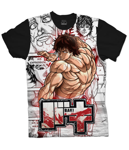 Camiseta Baki Hanma II. Baki The Grappler - Bizarra Loja