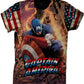 Camiseta Capitán América Marvel USA