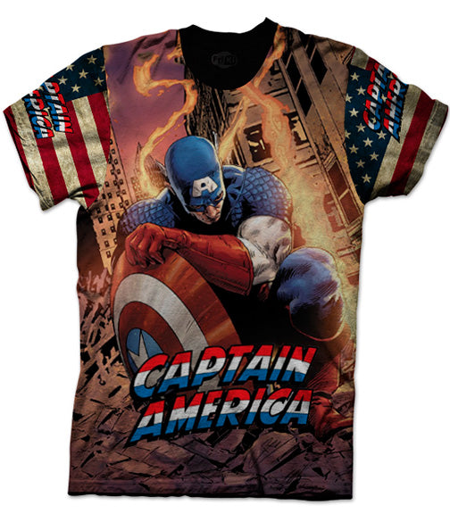 Camiseta Capitán América Marvel USA
