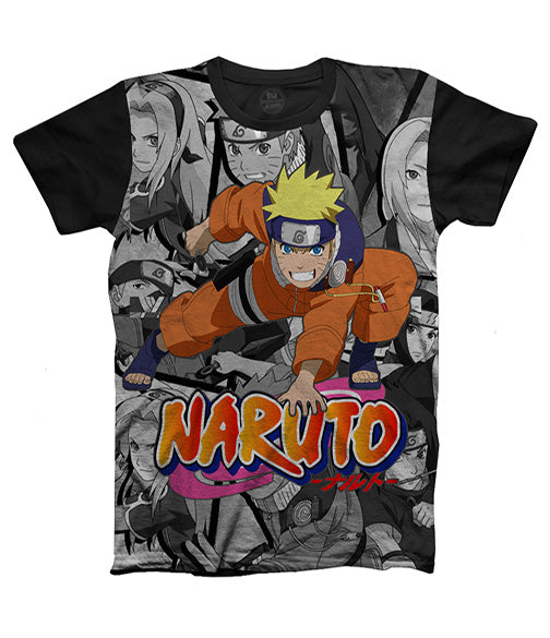 Camiseta Naruto Clasic Anime