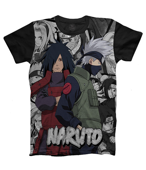 Camiseta Naruto Kakashi Madara
