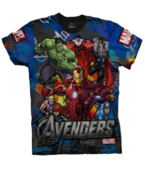 Camiseta Avengers Marvel Blue