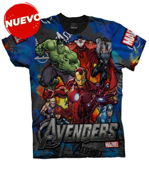 Camiseta Avengers Marvel Blue