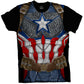 Camiseta Capitán América Traje Marvel