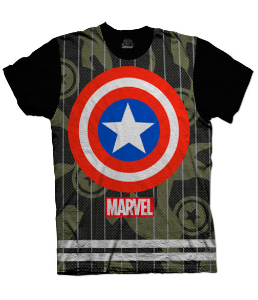 Camiseta Capitán América Marvel Army