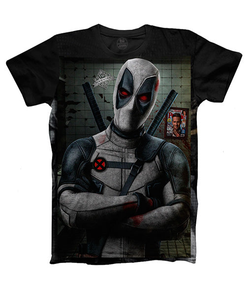 Camiseta Deadpool Marvel Grey