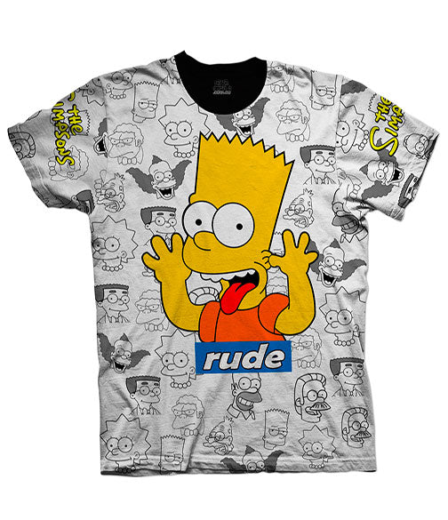 Camiseta Los Simpson Bart Rude