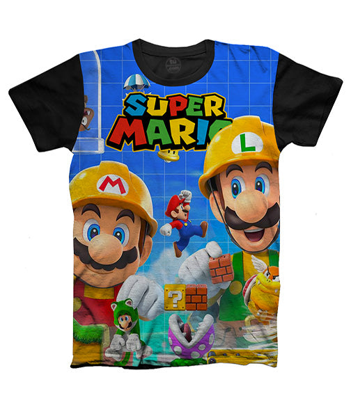 Camiseta Super Mario Bros Maker