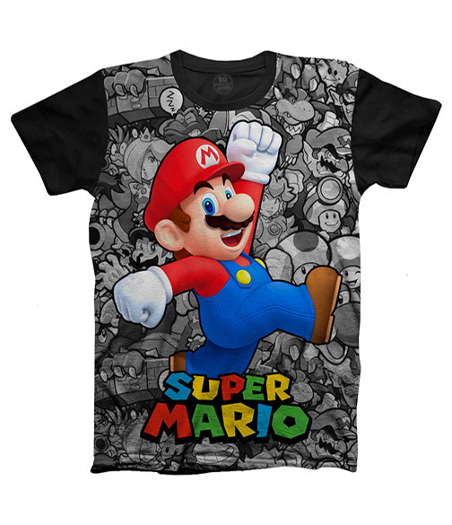 Camiseta Mario Bros Run