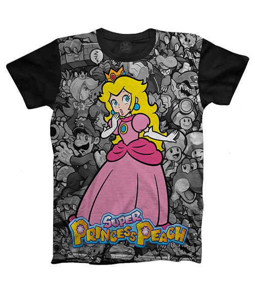 Camiseta Mario Princesa Peach