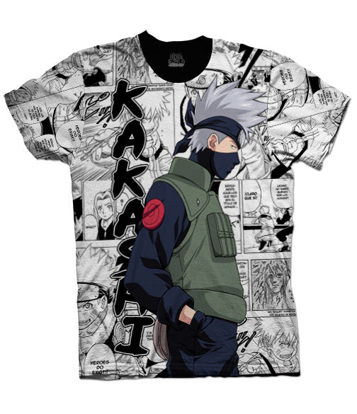 Camiseta Naruto Kakashi Anime
