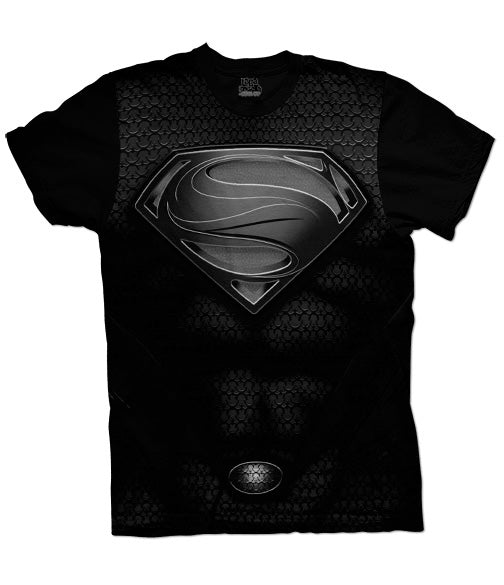 Camiseta Superman Traje Comics Gris