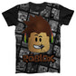 Camiseta Roblox Videojuegos Face