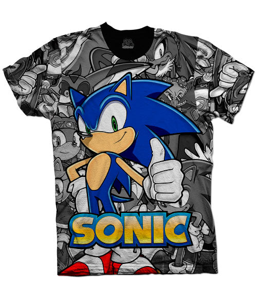 Camiseta Sonic Clasico Gamer