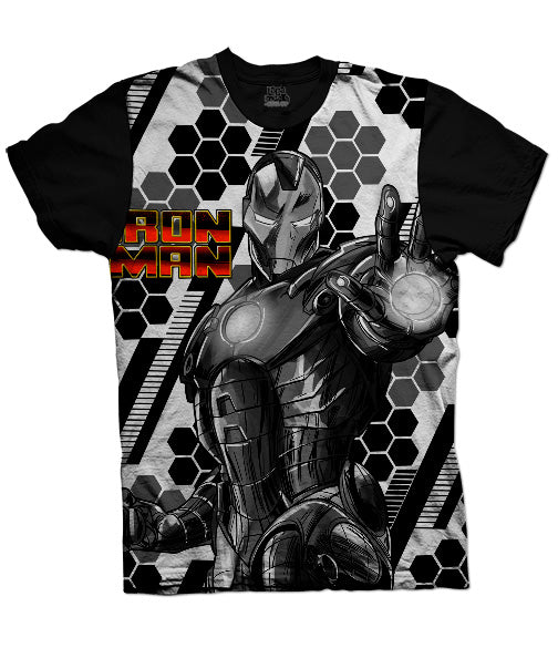 Camiseta Iron Man Marvel Grey