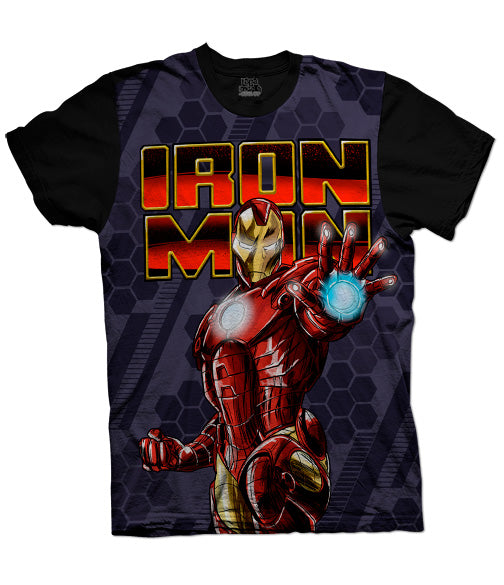 Camiseta Iron Man Marvel Purple