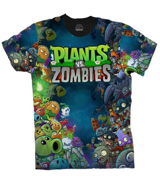 Camiseta Plantas vs zombies