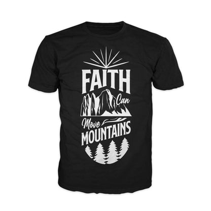 Camiseta  Cristiana  La  Fé Mueve Montañas