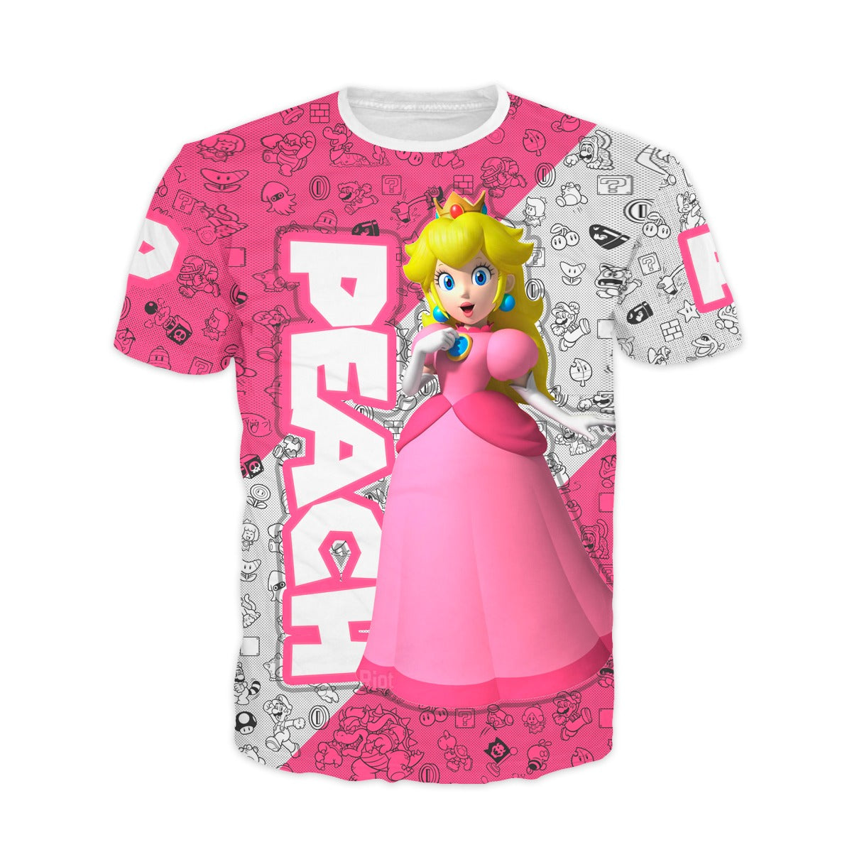 Camiseta Mario Bros Princesa Peach