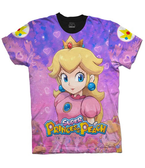 Camiseta Mario Bros Princesa Peach