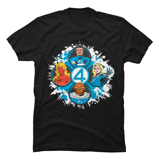 Camiseta Los 4 Fantásticos