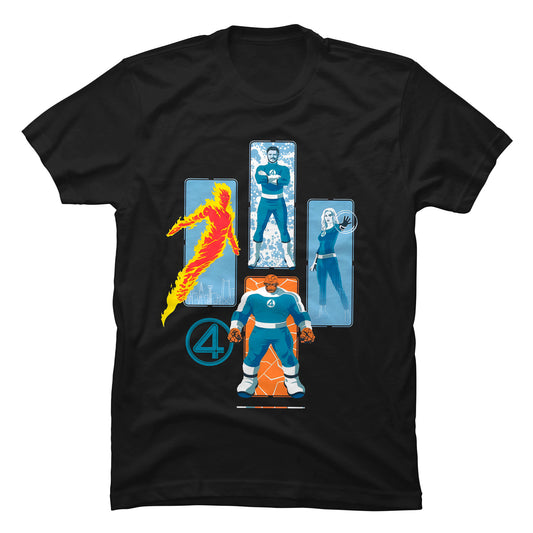 Camiseta Los 4 Fantásticos