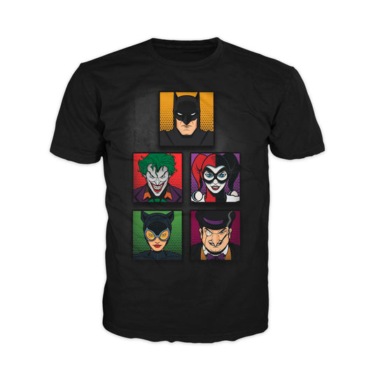 Camiseta Batman Comics Joker Pinguino Gatubela Harly