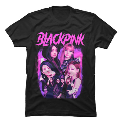 Camiseta Black Pink K-pop