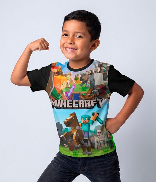 Camiseta Minecraft Personajes