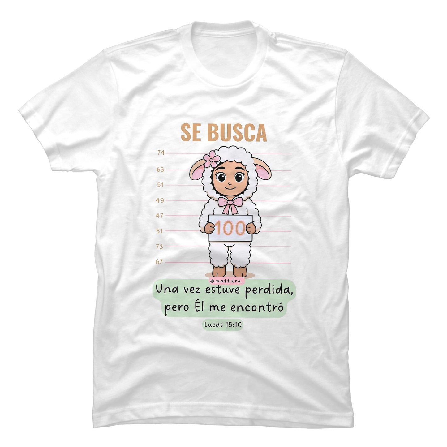 Camiseta Cristiana Se Busca Oveja