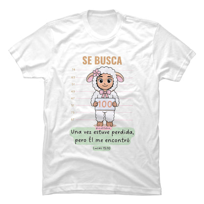Camiseta Cristiana Se Busca Oveja