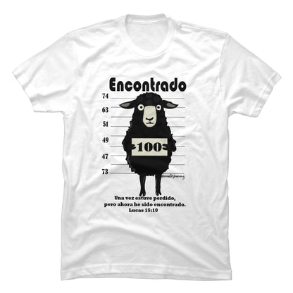 Camiseta Cristiana La Oveja Encontrada