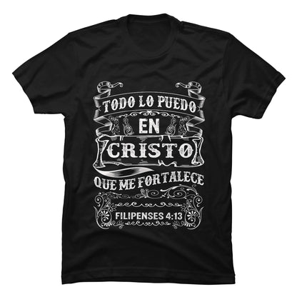Camiseta Cristiana Filipenses 4:13