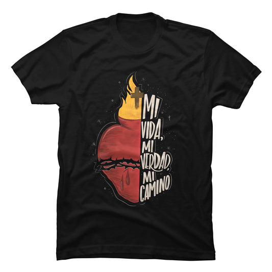 Camiseta Cristiana Mi Vida Mi Verdad Mi Camino