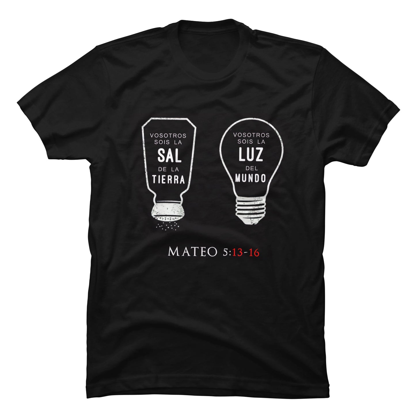 Camiseta Cristiana Sal y Luz