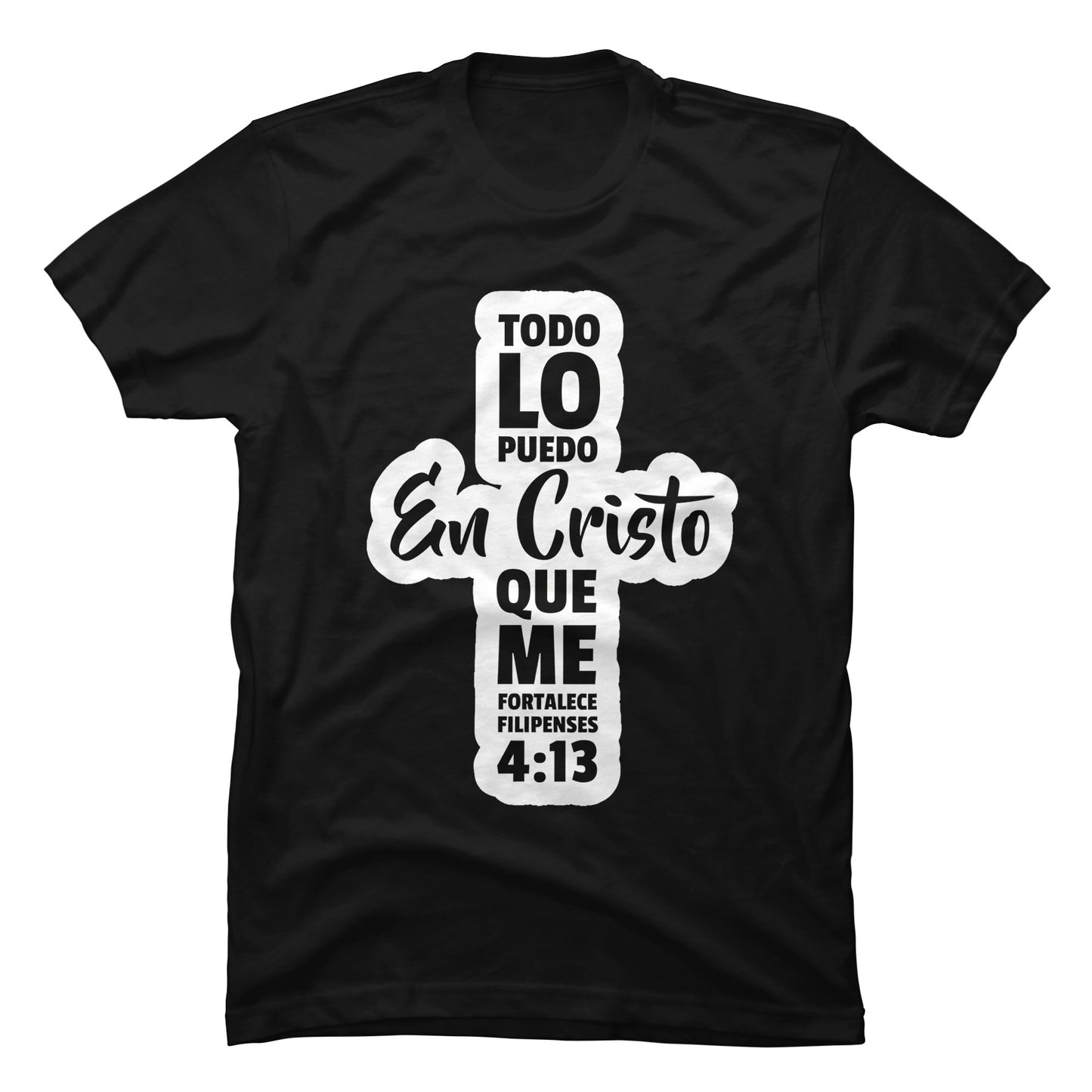 Camiseta Cristiana Todo lo Puedo en Cristo