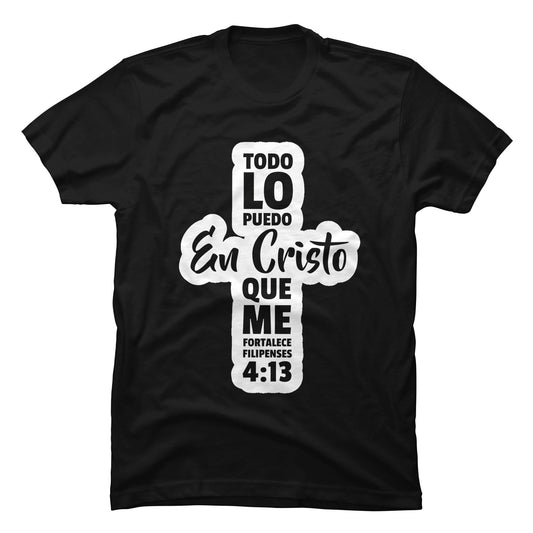 Camiseta Cristiana Todo lo Puedo en Cristo